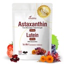 VivoNu 14-in-1 astaksantiin 24mg & luteiin 40mg koos Zeaksantiini lisanditega, 6 kuu pakkumine, värske mikrovetikate allikas, gluteenivaba mitte-GMO, toetab silma, nahka, antioksüdanti, 180 softgelit, 1 kott