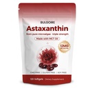Astaksantiin 12mg MCT õliga - 120 softgels, Premium astaksantiini orgaanilised toidulisandid neerudele, silmadele ja nahale, looduslikud mikrovetikad, kolmekordne tugevus, mitte-GMO ja gluteenivaba (1. pakend)