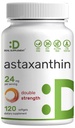 DEAL TÄIENDAMINE Astaksantiin 24mg per Serving (12mg per Cap), 120 Softgels – Topelttugev mikrovetikad – Antioksüdandid täiendused nahale, silmadele, liigestele ja immuunsüsteemile – Non-GMO