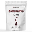 Astaksantiini lisand koos 12 mg hematokokk Pluvialis Softgels - kõrge tugevusega antioksüdandid silma, immuunsüsteemi ja naha tervise, vetikate baasil valem, 120 softgels (4-kuuline pakkumine)
