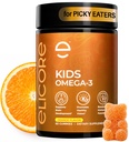 Premium Kids Omega 3 Gummies - Apelsini maitsestatud kalaõli lastele - Omega 3 Gummies lastele - No kala Burps - Aju, silma ja immuunsuse tugi - 2 kuu pakkumine