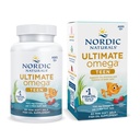 Nordic Naturals Ultimate Omega 2X Teen, Maasikas - 60 Mini Soft Gels - 1120 mg kokku Omega-3s EPA & DHA - Aju tervis, positiivne meeleolu, sotsiaalne areng, õppimine - Non-GMO - 30 Servings