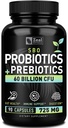 Probiootikumid ja prebiootikumid + SBO probiootikumid ( 60 miljardit CFU | 90 kapslit ) Acidophilus Probiootikum w. Saccharomyces Boulardii , Bifidobacterium + Spore probiootikum ja orgaaniline idanemine Prebiootiline kiudainesegu