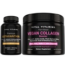 Vitamiinid Astaksantiin + vegan kollageeni võimendaja pulber