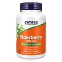 NOW Toidulisandid, leedrimarjas (Sambucus nigra) 500 mg, 10: 1 kontsentraat, 120 Veg kapslit