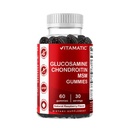 Vitamaatilised glükoosamiini kondroitiinkummid MSM-i ja E-vitamiiniga - ühine tugivorm - 60 pektiinipõhist vegankummi