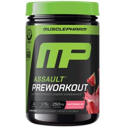 Lihased Pharm Assault Pre Workout Powder meestele ja naistele - Energia ja tugevus Boost Pre-Workout toidulisandeid beeta-alaniin, kofeiin, kreatiini ja veevaba betaiin - 30 Servings, Arbuus Maitse