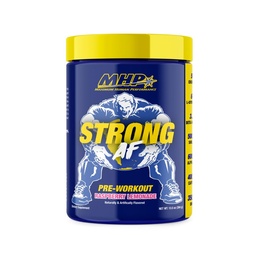 MHP Strong AF, Pre-Workout, lihaste hoone, tugevus, Performance, Kreatiin, Shilajit, Beta Alanine, Citrulline, Alpha-GPC, Vaarika Lemonade, 40 Servings