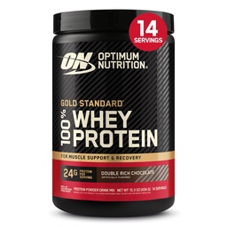 Optimum Nutrition Gold Standard 100% vadakuvalgu pulber, topelt rikas šokolaad, 1 nael (pakk 1)
