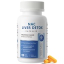 NAC Supplement 900 mg – Maksapuhastus Detox & Repair, Antioksüdant & Cellular Health, Alkohol Defense Support – N-atsetüültsüsteiini kapslid piimaohakaga, kurkum, Dandelion & Artichoke – 120 Count