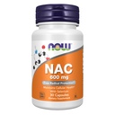 Nüüd täiendused, NAC (N-atsetüültsüsteiin) 600 mg Selenium 30 kapslitega