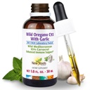 NEW ROOTS HERBAL Wild Oregano Oil Tinktuur küüslauguga (1 fl oz) | 93% karvakrooli oreganoõlitilgad, täiustatud immuunsuse tugilisa l Non GMO, vegan, GMP sertifitseeritud