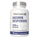 Diosmin Hesperidin 1200 mg kompleks , 240 kapslit , tsitruselised Bioflavonoidid Rikkalik puuviljaekstrakt , 100% taimetoitlane , mitte- GMO & gluteenivaba (180 loend ( 1 pakend ) )