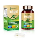 Lutein Eye vitamiinide täiendus täiskasvanutele - 90 kapslit, toetab silmade tervist Zeaxanthin, tsink, vitamiinid C & E, Vegan valem sinise valguse kaitseks ja makulaarseks toetuseks (1)