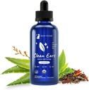 kin+kind Dog Ear Cleaner Solution – Organic Dog Ear Wash & Easy-to-Use Ear Drops for Dogs – Cleans Wax, Must & Lõhn – Gentle Ear Cleaning w/Witch Hazel, Aloe Vera & Tea Tree Oil – Made in USA 4 fl oz