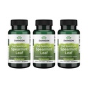 Swanson Spearmint Leaf (Mentha Spicata) - täisspektri taimset lisandit, mis toetab seedetrakti tervise ja kerge kõhu probleeme - (60 kapslit, 400 mg iga) 3 pakendit