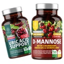 Number üks Toitumine N1N Premium D-Mannoos Jõhvika ja Hibiskusega [1350mg], 120 kapslit ja kusihappe tugi 14 võimsa maitsetaimega, 60 kapslit, 2 pakendi komplekti