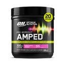 Optimum Nutrition Amped Pre-Workout, tsitrulliin, beeta-alaniin, nootroopika ja 300mg kofeiini energia, Berry Fusion, 20 Servings (pakendamine võib varieeruda)