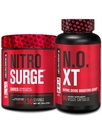 Jacked Factory Nitrosurge Shred Thermogenic Pre Workout in Black Cherry & N.O. XT Lämmastikoksiidi Booster meestele ja naistele