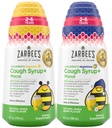 Bundle of Zarbee's Kids Cough + Licus Daytime and Nighttime for Children 2-6 with Dark Honey, Ivy Leaf, Zinc & Elderberry, 1 Pediatrician Recommended, Drug & Alcohol-free, Mixed Berry Flavor, 4FL Oz