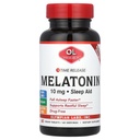 Olympian Labs Melatoniin 10mg aeg vabastamist vitamiin B6 - maksimaalne tugevus tabletid - ravimivaba, toetab rahulikku und, öine uneabi - 60 vegan tablett (60 serveerimist)