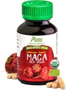 Amazon Andes Red Maca Juurkapslid - Naiste tervise täiendada - Natural Energizer - USDA NOP sertifitseeritud - Genitalized, Non GMO & Gluten Free - 100 Vegan pillid (1500mg per Serving) - valmistatud Peruus