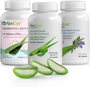 AloeCure Organic Aloe Vera kapslite pakend - 3 tükki - VeraFlex, Aloe Vera kapslid, probiootikumid + ensüümid