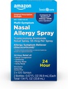 Amazon Basic Care Multi-Sümptom Triamcinolone Atsetoniid Nasal Allergia Spray, 55 mcg, 0,57 fl oz (Pack of 2)