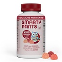 SmartyPants Kids Multivitamiin Gummies: Omega 3 kalaõli (EPA / DHA), vitamiin D3, C, vitamiin B12, B6, A, K & tsink immuunsuse toetamiseks, biotiin, viinamarjad, kirss ja marjamaitsed, 120 loend (30 päeva pakkumine)