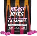 Beast Bits - Kreatiin Infundeeritud Gummies - 5 g Kreapur Kreatiin Monohüdraat Serving - NSF Sertifitseeritud Sport - 30 Serving