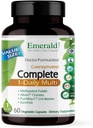 EMERALD LABS Complete 1-Daily Multi - Complete Multivitamin for Men & Women with Vitamin C, Methylated Folate, Whole-Food Blend & More for Immune Support, Bone Health & More* - 60 Vegetable Capsules