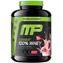 MusclePharm Võitle 100% vadakuvalguga pulber, maasikakreemi maitse, kiire taastumine ja lihaskasv vadakuvalgu isolaadiga, kõrge valgusisaldusega pulber naistele ja meestele, gluteenivaba, 5 lb, 70 serveerimist