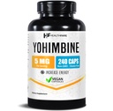 Tervishoid Yohimbine HCL 5mg | 240 Vegan Kapslid | Maksimaalne tugevus valem | Vegan, Non-GMO, Gluteenivaba | Valmistatud USA-s
