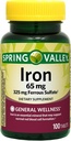 Spring Valley - raud 65 mg, 100 tabletti
