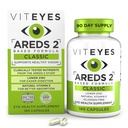 Viteyes AREDS 2 silma vitamiinid, klassikaline makulaarne tugi, allergeenivabad kapslid, loodusliku E-vitamiini, C-vitamiini, tsinki, vaske, luteiini ja Zeaksantiini, silmaarsti usaldatud, toodetud USAs, 180 Ct