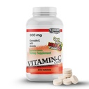 Landau näritav C-vitamiin Candy 300 Mg. Suur maitse marjamaitse (250Count)