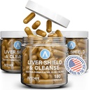 Avenir Nutrition Maksakilp & Puhasta | Taimne Maks Puhasta Detox & Remondilisand | Piimaohakas & Artišokiekstraktilisandid | Rasvane Maks & Tervisetoetus | 180 kapslit meestele ja naistele