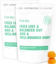 FIRST PÄEV Teismeliste soolestikus Sustainer Tribiootilised Gummies - 3-in-1 prebiootikumid, probiootikumid ja postbiootilised toidulisandid - toetab seedetrakti, naha, suu ja immuunsüsteemi tervist, toitainete imendumist ja kasvu - 60-päevane pakkumine