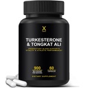 HUMANX Turkesterone & Tongkat Ali 900mg - toetab energiat, vastupidavust ja lihaste taastumist ja kasvu - Turkesteroon Supplement - Tongkat Ali Supplement - Long Jack Extract (Eurycoma Longifolia)
