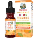 MaryRuth Orgaanilised USDA Orgaaniline Vitamiin D3 Vedel tilgad lastele | 640 IU D3-vitamiini ühe serveerimise kohta | Lapsed Immune Support & Bone Health Supplement | Formuleeritud vanuses 4...13 | 0,5oz | 30 Servingut