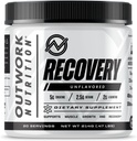 Outwork Nutrition Post Workout Recovery Pulber - Kreatiin Monohüdraat, KSM-66 Ashwagandha & Tart Cherry - Kiiruste taastumine, leevendab valulikkust - Kreatiin Pulber meestele ja naistele, maitsestamata, 240 Gr