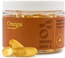 Yoli® - Omegas - Fish Oil Omega 3 toidulisand D3-vitamiiniga - kalaõli kapslid EPA ja DHA Omega 3 rasvhapetega südame tervise toetamiseks