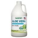 Maa kunst - puhas Aloe Vera mahl Maitsestamata - Külmtöödeldud - 99,7% Orgaaniline Aloe Vera Sisefilee Värsketest Texase lehtedest - Seedetrakti tervis, Detox ja looduslik heaolu - 64 fl oz