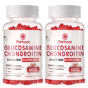 Glükoosamiin Chondroitin Gummies koos MSM ja Elderberry Extra Tugevus - ühine tugi, antioksüdantide immuuntoetus täiendus täiskasvanutele, meestele ja naistele. Maasika-2pack