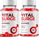 (2 Pack) Vital Surge Gummies, Ametlik Vital Surge Maksimaalne tugevus 1000MG Advanced Supplement Gummies, VitalSurge Mens Detox Supplement, Vitasurge Gomitas Chews looduslike koostisosadega (120 Gummies)