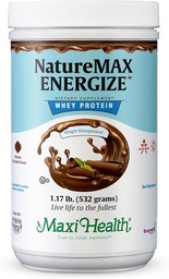 NatureMax EnergizeTM Vadakuvalgu pulber - energiatoetus toidu asendaja - 20 g valku serveerimise kohta - looduslik šokolaadimaitse - Kosheri piimavitamiin - 1,17lb
