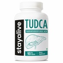 STAY ALIVE TUDCA kapslid 500mg, Tauroursodeoxycholic Acid Salts, 90 Count, Non-GMO & Gluten Free TUDCA Supplement for Men and Women