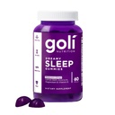 Goli Dreamy Sleep Gummy - 60 krahv - melatoniin, D-vitamiin, magneesium ja sidrunbalmi ekstrakt - želatiin-vaba, gluteenivaba, vegan ja mitte-GMO