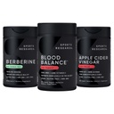 Spordiuuringute verekontrolli pakett - vere tasakaal Raua lisand - 36 MG Raud + Folaat ja C-vitamiin imendumiseks + Berberiin 500 mg + õunasiidri äädikas koos Cayenne Pepperiga