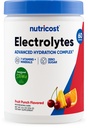 Nutricost Electrolyte Complex Pulber (60 Servings, Fruit Punch) - Hüdraadilisandi Joogisegu vitamiinide ja mineraalidega